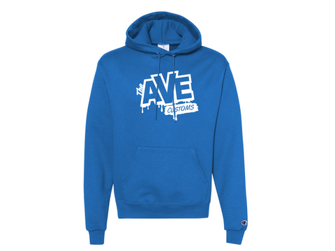 The Ave Customs - Hoodie (Royal Blue)