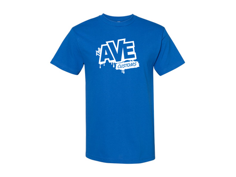 The Ave Customs - T-Shirt (Red)