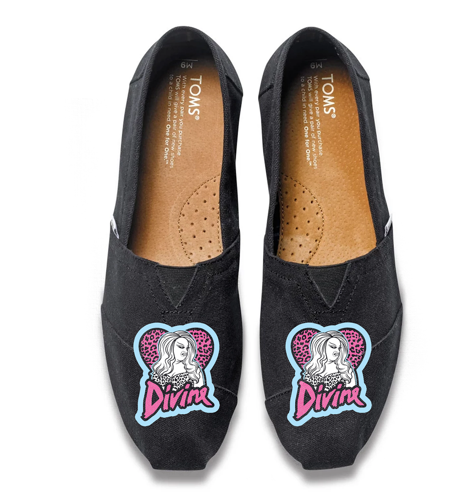 Divine Heart Logo - Black TOMS Alpargata Divine Heart Logo - Black TOMS Alpargata