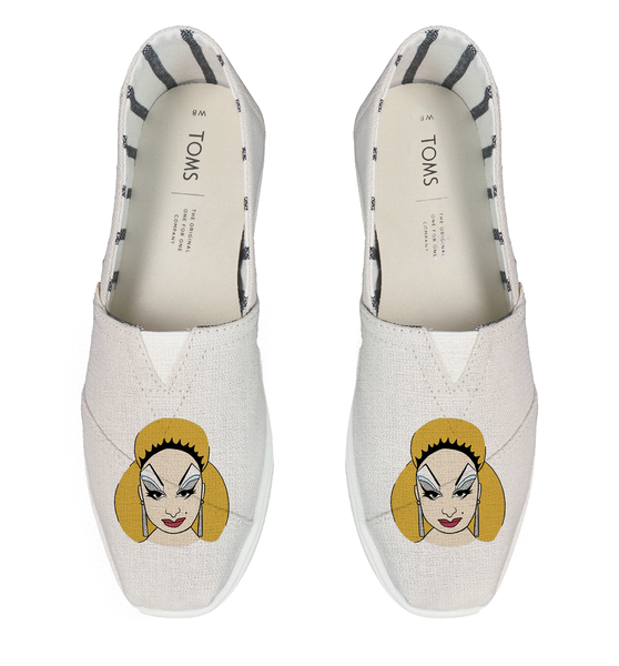 Divine Cartoon Head - White TOMS Alpargata