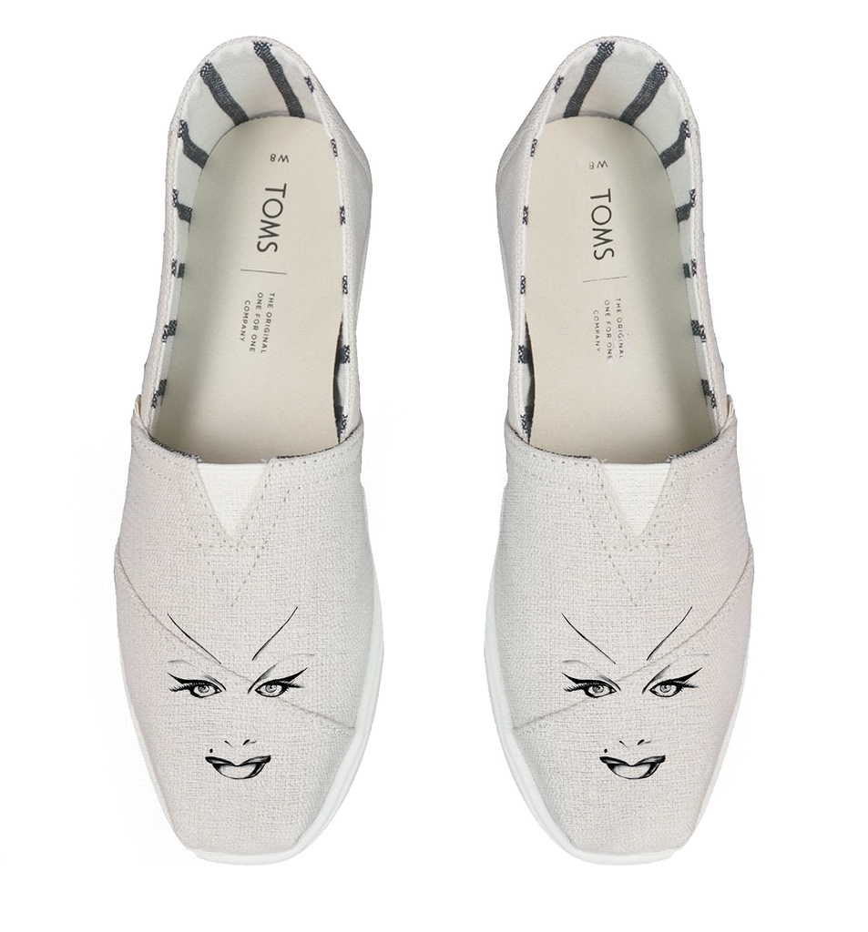 Divine Face - White TOMS Alpargata Divine Face - White TOMS Alpargata
