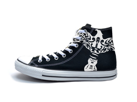 Sons Of Anarchy B&W Reaper Chucks - CLEARANCE