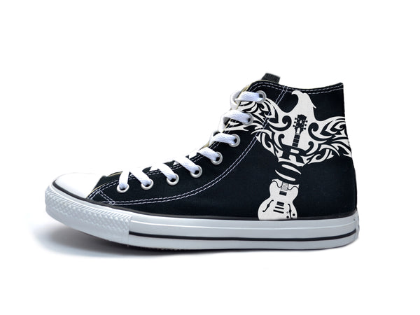 Rick Springfield - White Logo Chucks