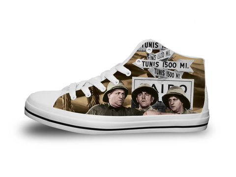 The Three Stooges “We Want Our Mummy” Safari (in Color) Chucks