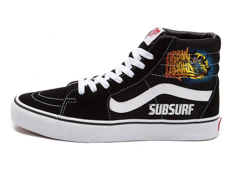 SUBSURF® Black Book- Guard and Dog Slip On Vans